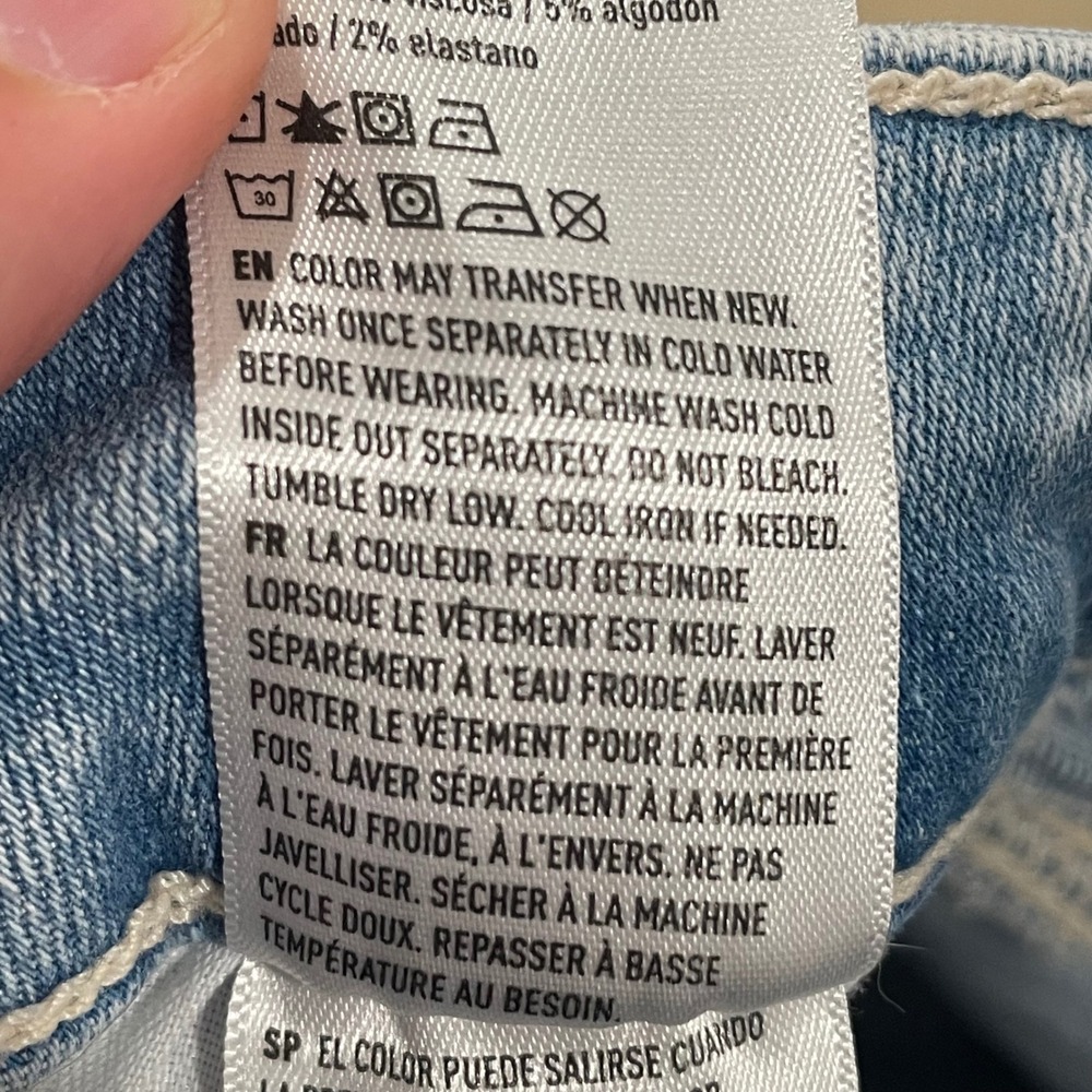 American Eagle Festival Flare Jeans Light Wash Next Level Stretch Size 6 Regular - Picture 10 of 10